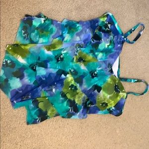 FLORAL TANKINI TOP